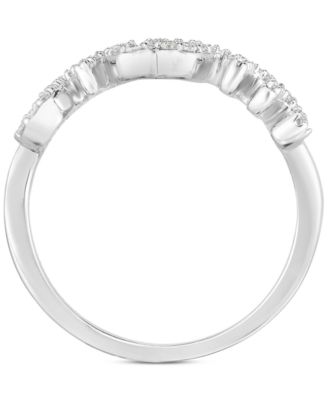 Diamond "Mom" Ring (1/4 ct. t.w.) in Sterling Silver