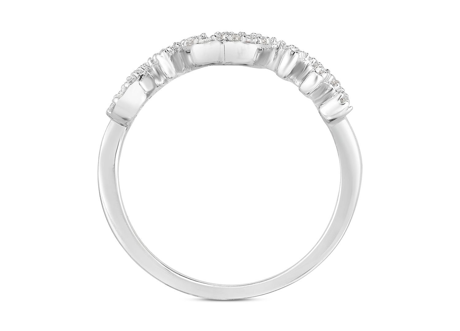 Diamond "Mom" Ring (1/4 ct. t.w.) in Sterling Silver