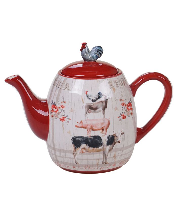 Certified International Farmhouse Teapot Macy's