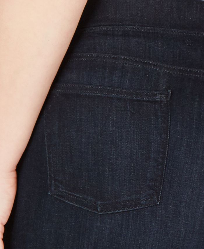 Eileen Fisher Plus Size Pull-On Denim Leggings - Macy's