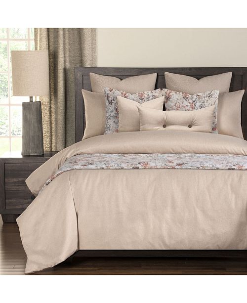 Pologear Camelhair Tan 6 Piece Cal King High End Duvet Set