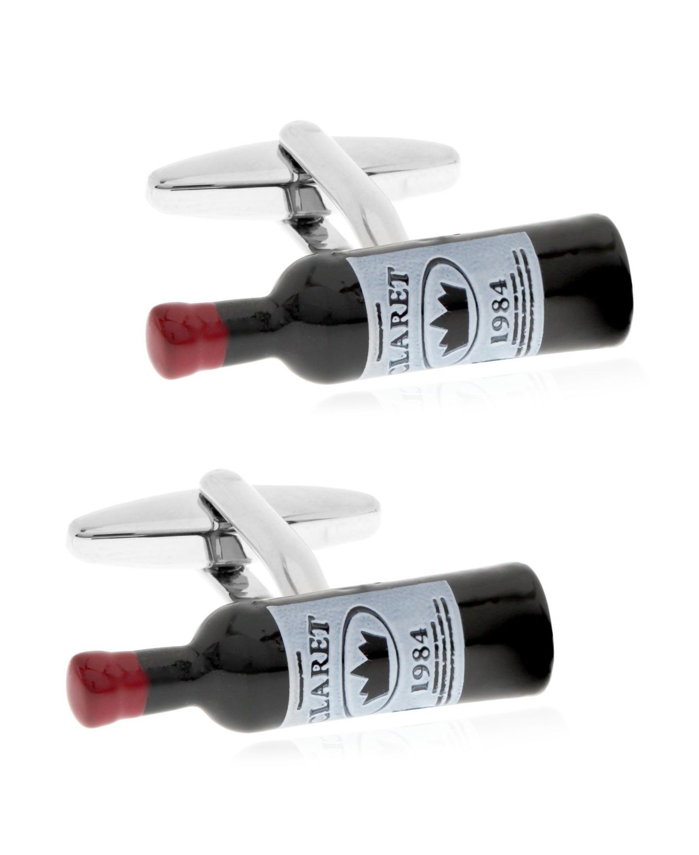 Мужские запонки Rhona Sutton Sutton Wine Bottle Cufflinks, цвет: Разноцветный — фото 1