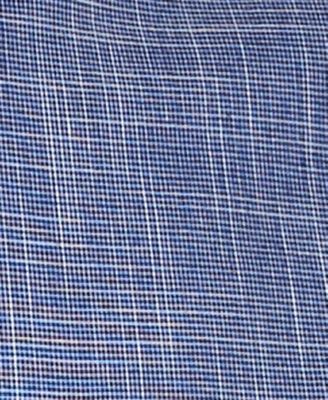 Men's Texture Check Stretch Cotton Shirt, Created for Macy's  