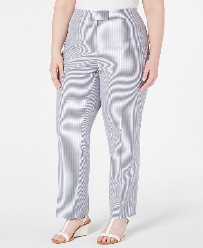 Anne klein seersucker pants on sale
