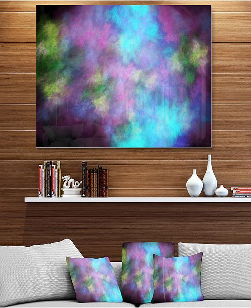 Design Art Designart Perfect Blue Purple Starry Sky Abstract