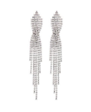image of Nicole Miller Criss-Cross Chandelier Earring