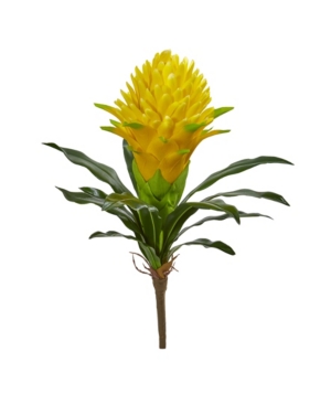 Nearly Natural 17" Ginger Artificial Flower (set Of 4) In Yellow