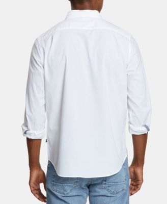 Men's Classic-Fit Stretch Solid Oxford Button-Down Shirt