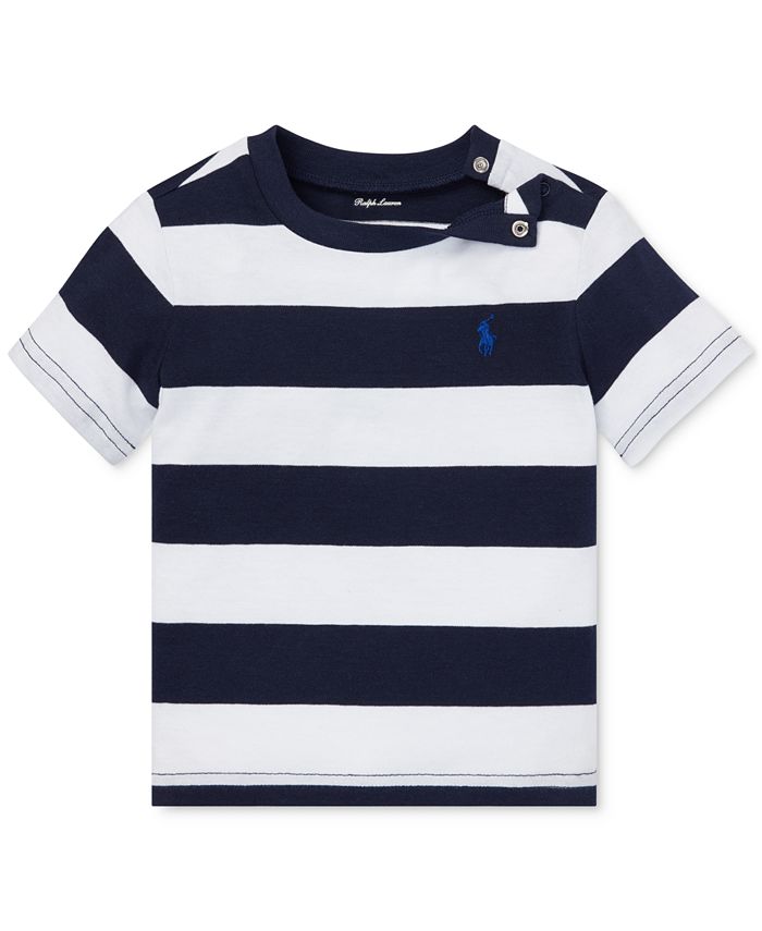 Polo Ralph Lauren Baby Boys Striped Cotton Jersey T-Shirt & Reviews ...