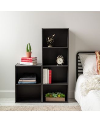 IRIS USA 2-Tier Wood Storage Shelf