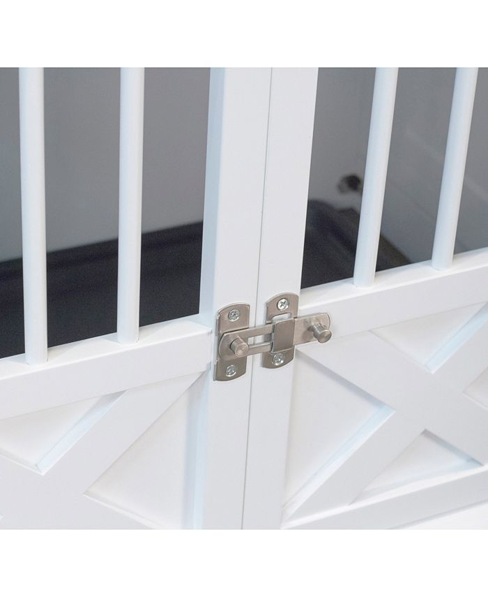 zoovilla Triple Door Dog Crate, White, Medium Macy's