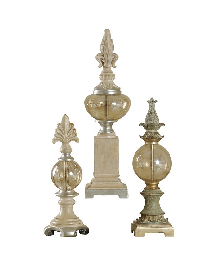 StyleCraft Decorative Finials Set of 3 Macy's