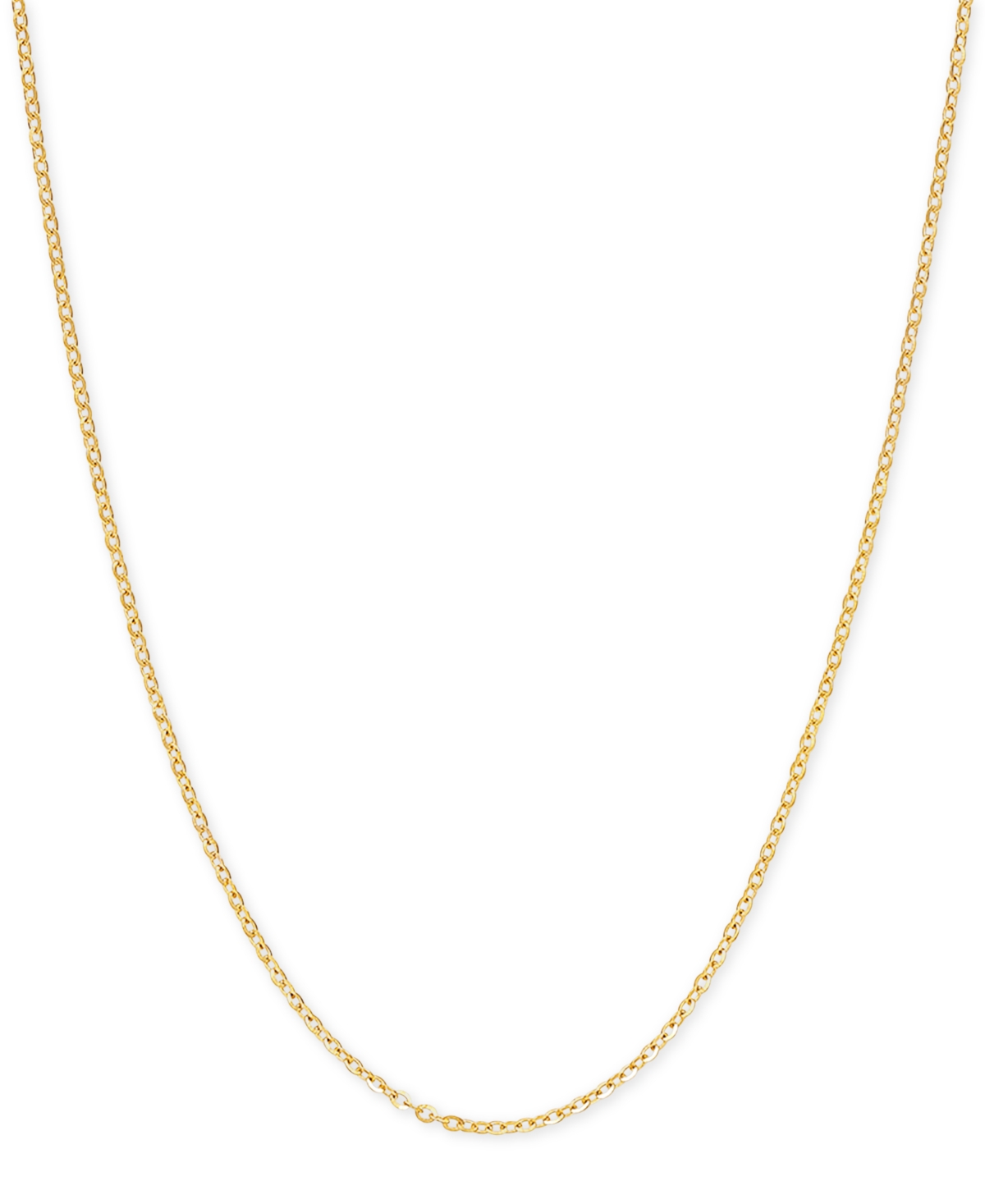 Italian Gold Mirror Cable Link Chain 1 1 4mm Necklace Collection In 14k Gold In Gold