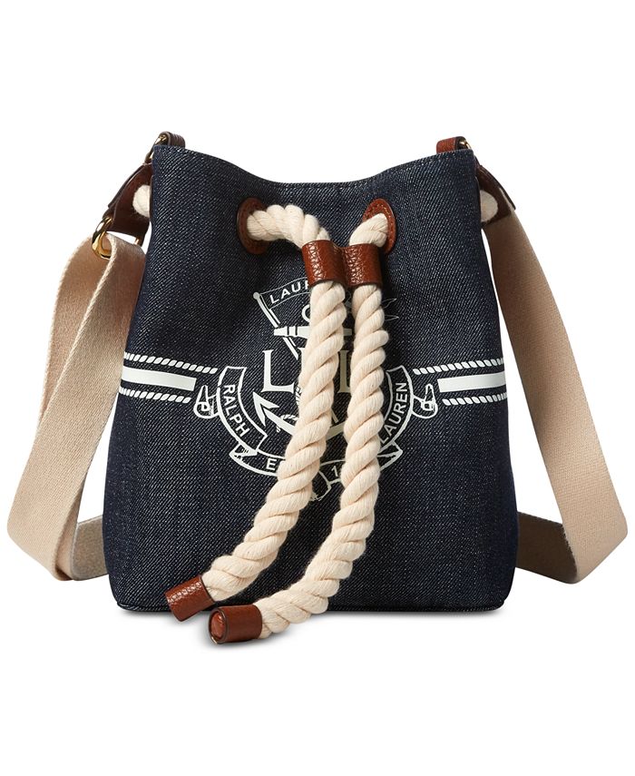 Lauren Ralph Lauren Anchor Debby II Mini Drawstring Bag & Reviews - Handbags  & Accessories - Macy's
