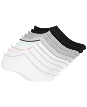 Steve Madden Women's 10-pack Solid Low Cut Socks, Online Only In Multi
