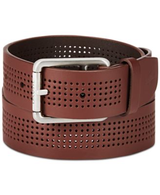 Men's Leather Metal Buckle Belt