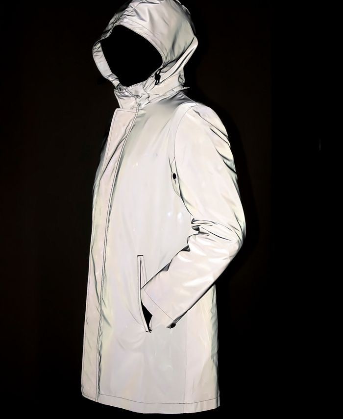 Calvin klein reflective raincoat sale