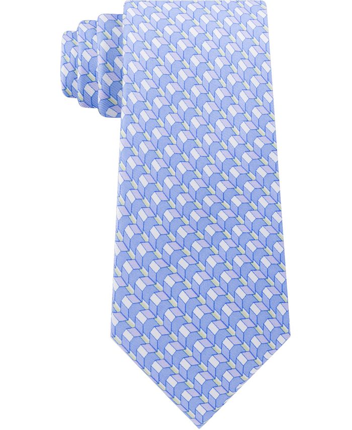 Michael Kors Men's Silk Professional Business Neck Tie Blue Size Regular