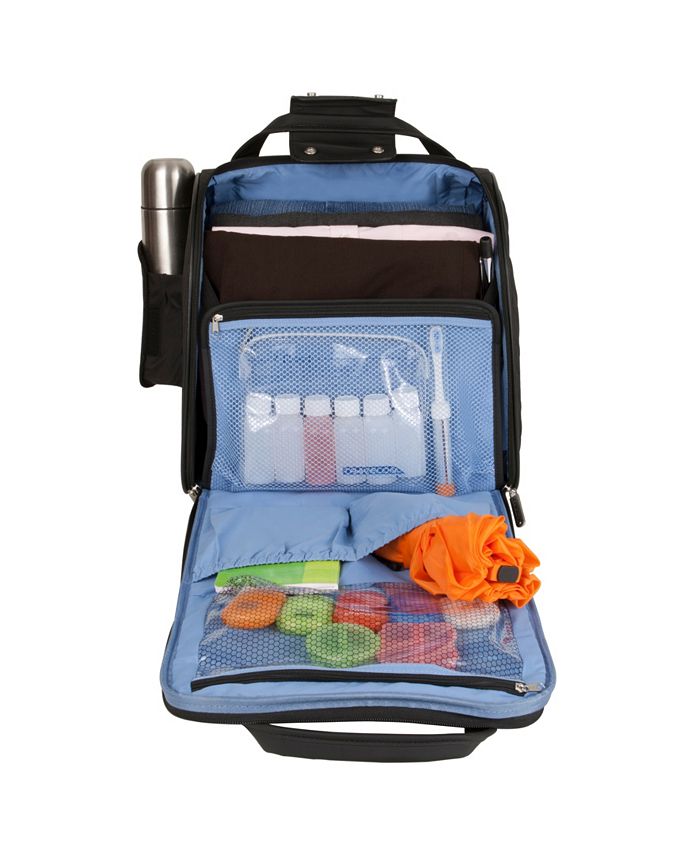 Travelon Wheeled Underseat CarryOn with BackUp Bag Macy's