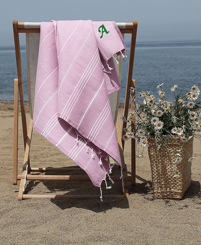 Linum Home Personalized Lucky Pestemal Beach Towel & Reviews - Bath ...