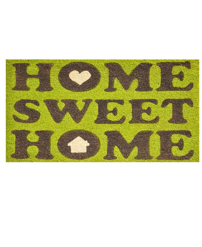 Home & More - Home Sweet Home 17" x 29" Coir/Vinyl Doormat