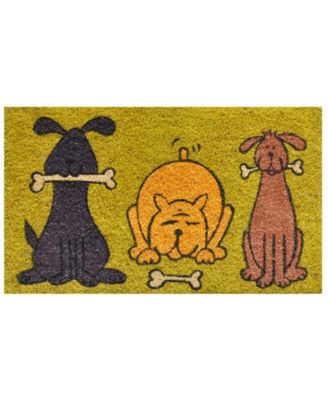 Home & More - Doggie Fun 17" x 29" Coir/Vinyl Doormat