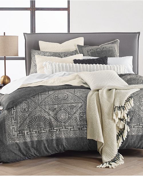 Lucky Brand Closeout Bali Batik Cotton 2 Pc Twin Duvet Cover Set