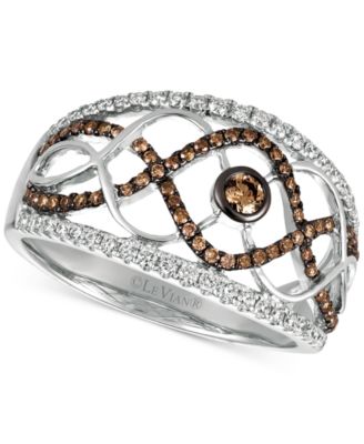 Chocolatier&reg; Diamond Statement Ring (1/2 ct. t.w.) in 14k White Gold