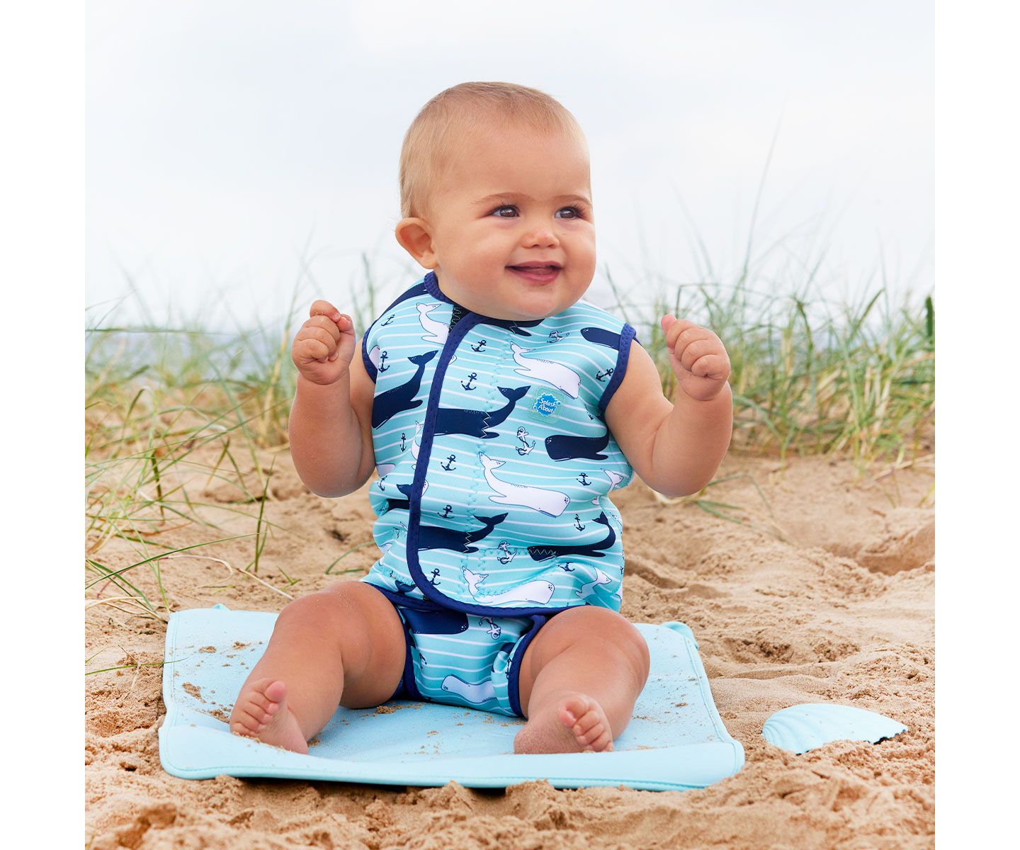 Splash About Baby Wrap Neoprene Wetsuit, цвет: Розовый, вариант 1 — фото 9