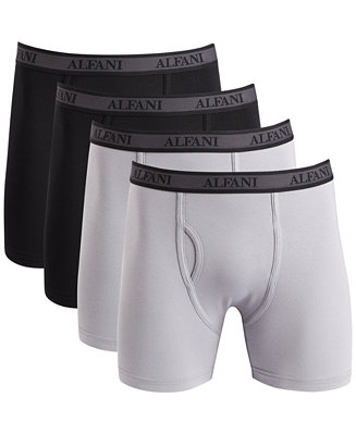 Alfani Men's 4-Pk. ALFATECH Microfiber Boxer Briefs, Created for 
