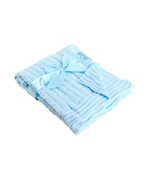 3 Stories Trading Cable Knit Baby Blanket