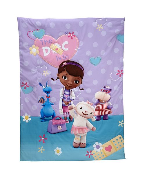 Disney Doc Mcstuffin The Doc Is In 4 Piece Toddler Bed Set