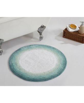 round bath mat