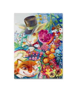 Trademark Global Oxana Ziaka 'alice In Wonderland' Canvas Art In Multi