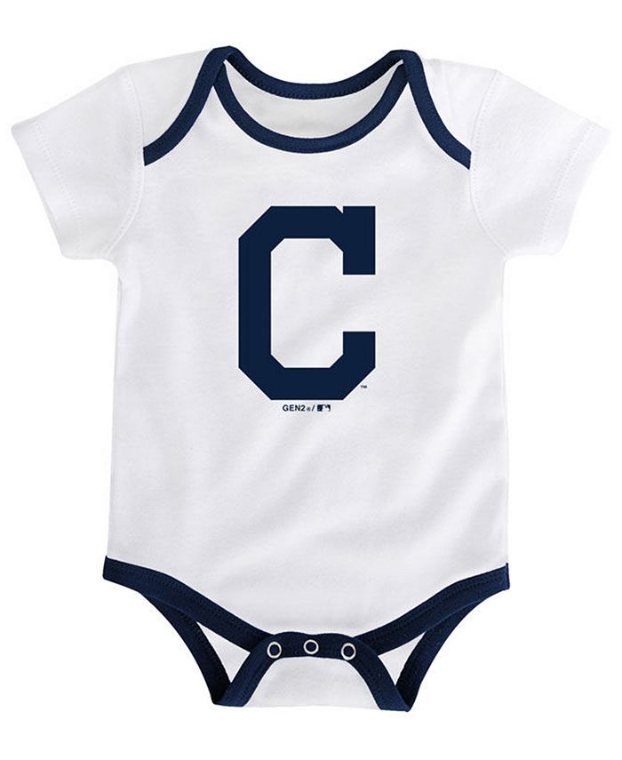 Outerstuff Baby Cleveland Indians Newest Rookie 3 Piece Bodysuit Set ...