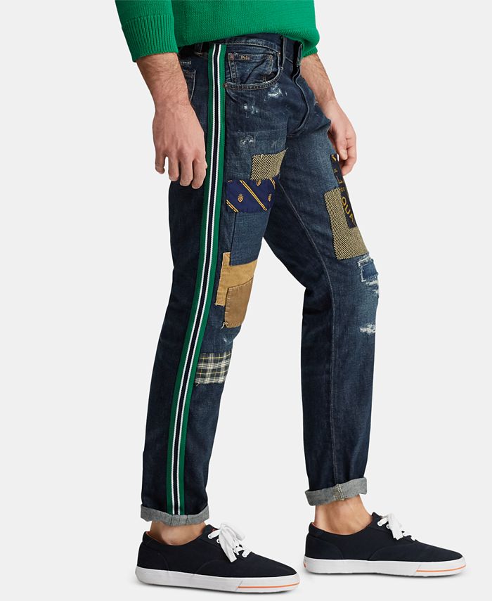 ralph lauren mens distressed jeans