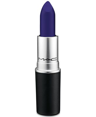 mac blue lipstick