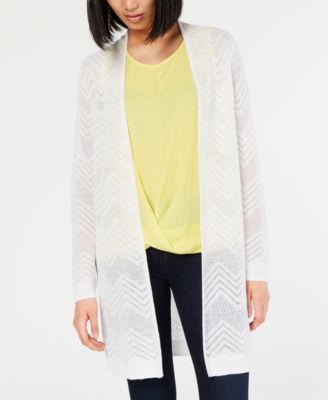 macys yellow cardigan