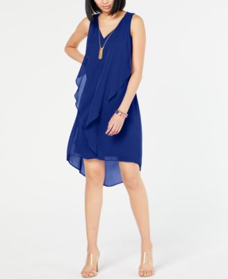 macy's cobalt blue dress
