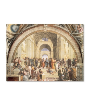 Trademark Global Raphael 'school Of Athens' Canvas Art In Multi