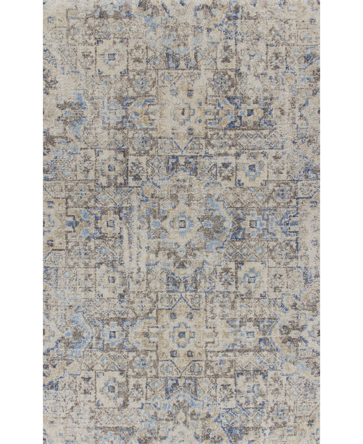 D Style Zandra Mza9 Ivory 5'3in x 7'7in Area Rug - Ivory
