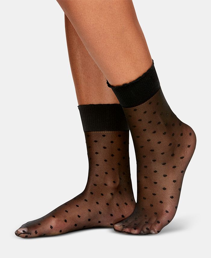 Berkshire Sheer Dots Anklet Socks Macy's