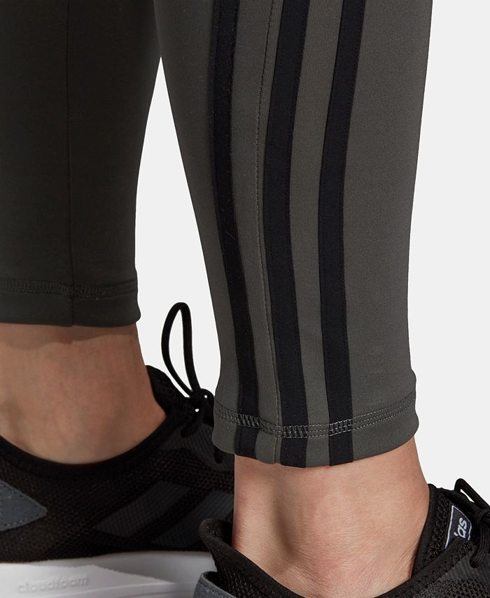 adidas Women's Design 2 Move 3-Stripe High-Rise Leggings - Macy's