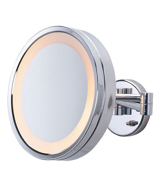 Jerdon The Hl8c 9 75 Lighted Wall Mount Direct Wire Makeup Mirror