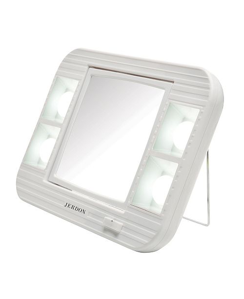 Jerdon The J1015 LED Lighted Makeup Mirror & Reviews Bathroom