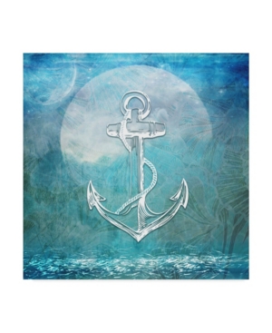 Trademark Global Lightbox Journal 'sailor Away Anchor' Canvas Art In Multi