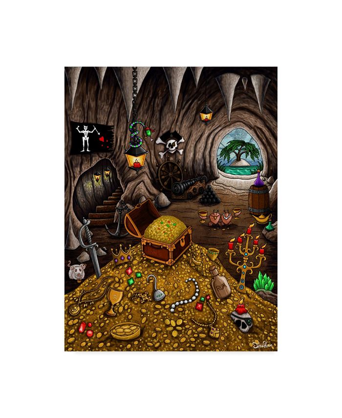 Trademark Global Jake Hose 'Shipwreck Cove' Canvas Art 24" x 18" x 2