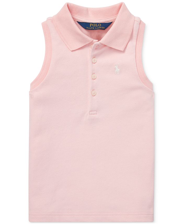 Polo Ralph Lauren Big Girls Sleeveless Mesh Polo Shirt & Reviews - Shirts &  Tops - Kids - Macy's