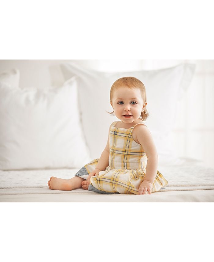 Polo Ralph Lauren Baby Girls Plaid Cotton Dress & Bloomer Macy's