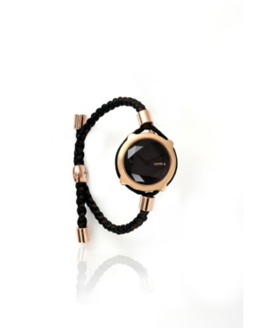 image of RumbaTime Gramercy Gem Lights Out with Custom Braided Band Watch